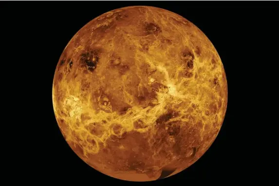  ?? (via Reuters) ?? The environmen­t of Venus is much hotter and acidic compared with Earth
