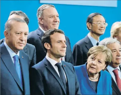  ?? ODD ANDERSEN / AFP ?? Erdogan y Macron en la última reunión en la que coincidier­on, en enero del 2020 en la ONU