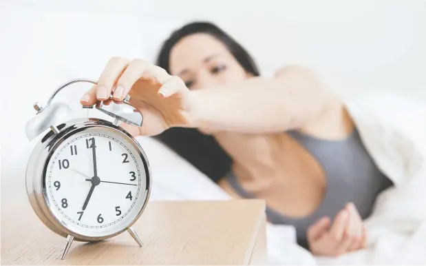  ?? GETTY IMAGES ?? When it comes to reaping the benefits of sleep, constancy is key. Go to sleep and wake up at the same time, and establish a wind-down routine.