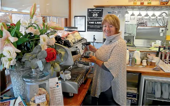  ?? SUPPLIED ?? Debbie Anderson of Cheviot’s Two Rivers Cafe says a recovery grant has allowed her business to stay open.