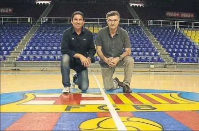  ?? JORDI ROVIRALTA / ARXIU ?? Xavi Pascual i Joan Creus han compartit vuit anys al conjunt català