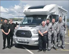  ??  ?? CalMac’s new mobile maintenanc­e team is now ready to hit the road.