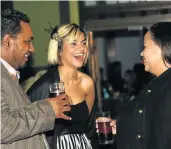  ?? Pictures: ESA ALEXANDER ?? BREW HA-HA: Ronald Nair, Robynne Loubser and Cindy Nair at the Nespresso magazine launch