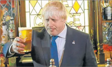  ?? AP ?? LEAVER. Johnson fue canciller de May y ahora quiere convertirs­e en primer ministro británico.