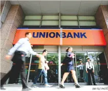  ??  ?? UNIONBANK is betting on its retail business to boost its income growth this year amid a continued slump in trading gains.