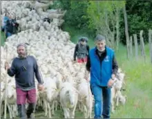  ??  ?? Arrivée dans les coteaux de Launaguet