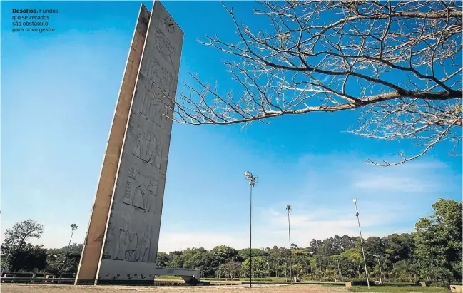  ?? FELIPE RAU/ESTADÃO ?? Desafios. Fundos quase zerados são obstáculo para novo gestor