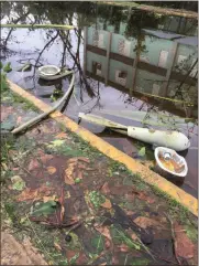  ??  ?? This is just one photo taken by the Cherbonys before fleeing Puerto Rico where hurricanes Irma and Maria ravaged the island, destroying nature and infrasturc­ture alike.