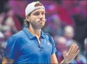  ?? AFP ?? France's Lucas Pouille has said he will not be a part of the revamped Davis Cup from next year.