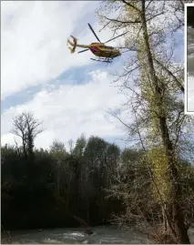  ??  ?? Une eau à  °C et de courageux sapeurs-pompiers : un exercice finalement assez commun pour les hommes en rouge.