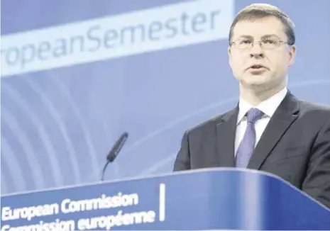  ??  ?? »Dombrovski­s dijo que la propuesta aún no se ha presentado y que será posible discutirla con EE.UU. una vez se ponga sobre la mesa.