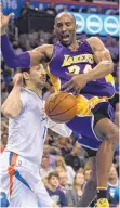  ?? FOTO: DPA ?? Höhenflug beendet: Kobe Bryant, von heute an Ex-NBA-Star.