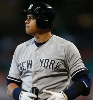  ?? Karen Warren / Houston Chronicle ?? The Yankees released Alex Rodriguez this week, and he went quietly. So far.