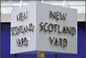 ??  ?? New Scotland Yard: Leading UK-wide hunt