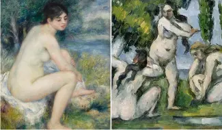  ?? ?? Impression­ist masters Cezanne and Renoir celebrated in Milan exhibition
