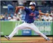  ?? JEFF ROBERSON — THE ASSOCIATED PRESS ?? Mets starting pitcher Steven Matz throws during spring training game against Astros, Tuesday in Port St. Lucie, Fla.