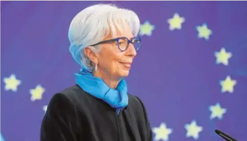  ?? // REUTERS ?? La presidenta del BCE, Christine Lagarde