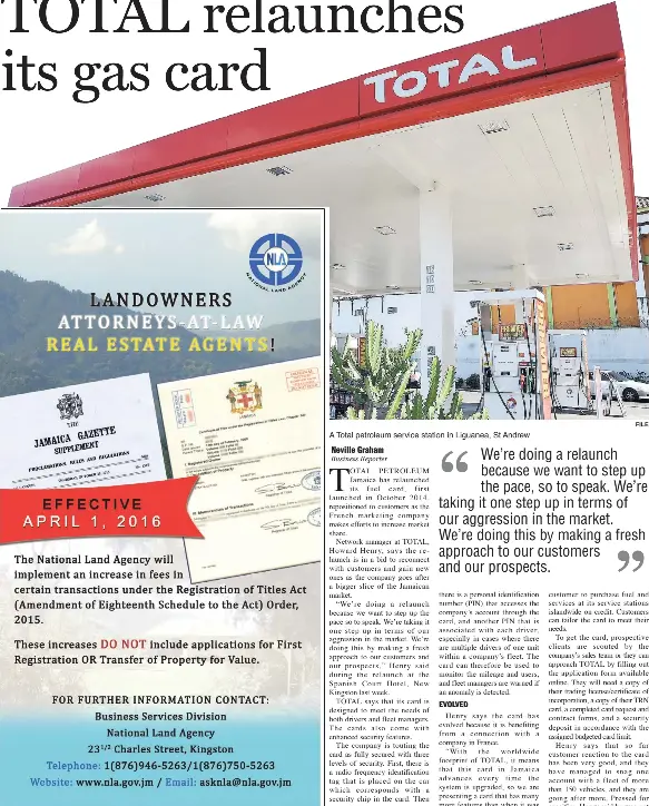 TOTAL relaunches its gas card - PressReader