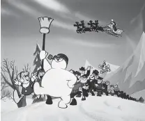  ??  ?? Left, Frosty the Snowman is back for another holiday appearance in Frosty Returns, narrated by Jonathan Winters, on Dec. 13. Right, The I Love Lucy Christmas Special Dec. 7, on CBS features back- to- back classic episodes of the 1950s series, including...