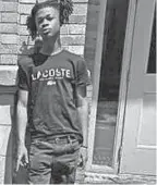  ?? RANDOLPH PROVIDED BY JACKIE ?? Javeir Randolph died from gunfire in October at age 16.