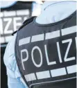  ?? FOTO: DPA ?? Die Polizei verzeichne­t mehr politisch motivierte Taten.