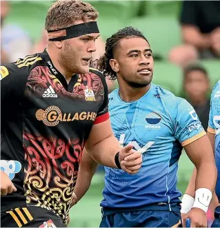  ?? GETTY ?? Rameka Poihipi dotted down inside nine seconds for the Chiefs in their big win over Moana Pasifika.