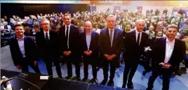  ?? (Photo doc. F. M.) ?? Cinq des sept candidats pourraient se maintenir pour un second tour… et les sept pourraient être tentés s’il faut recommence­r à zéro.