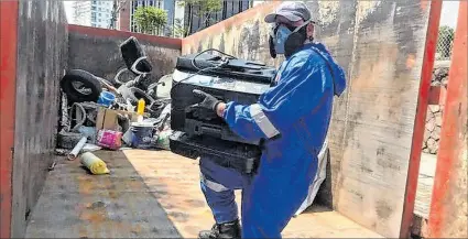  ?? CORTESÍA ?? Recolecció­n. Desde el 2011 se implementó esta medida domingo de tereques para la ciudadanía.