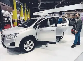  ??  ?? Chevrolet Tracker. Hecho en México, es la apuesta de la marca para pelear entre los SUV urbanos.