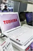  ??  ?? Toshiba sold its remaining stake in Dynabook to Sharp