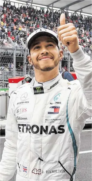  ?? BILD: SN/AP ?? Lewis Hamilton ist in der Formel 1 2018 wieder das Maß aller Dinge.