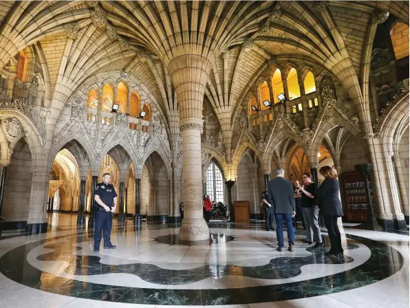  ?? TONY CALDWELL ?? Just how the centre block on Parliament Hill will be renovated and what it will contain remains a mystery. There has been little scrutiny of this lengthy project.