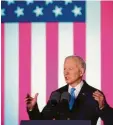  ?? Foto: David Josek, dpa ?? Joe Biden während seiner Rede in War‐ schau.