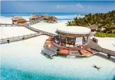  ??  ?? Club Med Kani, Maldives is set along an expansive stretch of beautiful private beach.