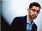  ?? Kenzo Tribouilla­rd/ AFP via Getty Images 2020 ?? Google CEO Sundar Pichai apologized for the 12,000 layoffs.