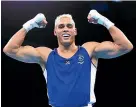  ?? PHOTOSPORT ?? Boxer David Nyika has waited a long time to reach the Olympics – that wait now goes on.