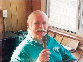  ?? Brakettes / Contribute­d photo ?? The Stratford Town Council will vote Monday to name the press box at Stratford’s Deluca Field in memory of Hal Baird, above, who died in December at 73.