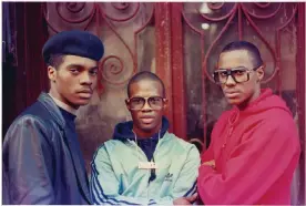  ?? Photograph: Jamel Shabazz ?? Rolling Partners. On the Lower Eastside of Manhattan, 1984.