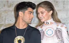  ??  ?? Zayn Malik y la modelo Gigi Hadid pusieron fin a su relación