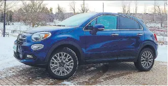  ?? BRIAN HARPER ?? The 2017 Fiat 500X displays decent verve on the road.