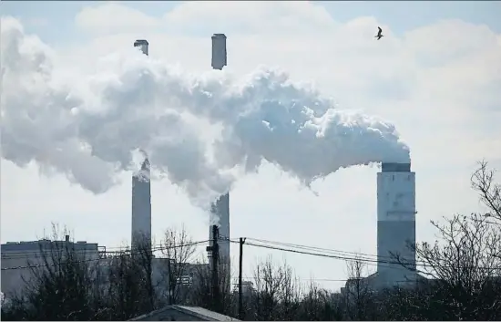  ?? MARK WILSON / AFP ?? Una térmica alimentada con carbón en Baltimore (Maryland), en una imagen de marzo del 2018