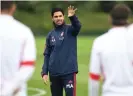 ?? Photograph: Stuart MacFarlane/Arsenal FC/Getty Images ?? Mikel Arteta has been able to clarify his thinking at Arsenal.