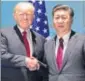  ??  ?? US President Trump (left) and Chinese President Xi Jinping.