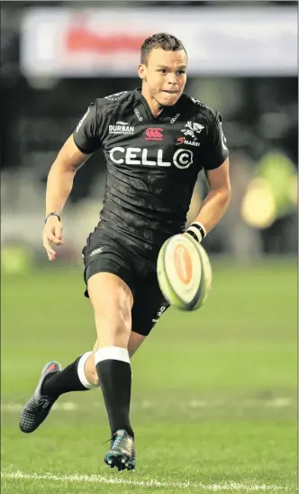  ??  ?? Curwin Bosch of the Sharks during their Super Rugby match against the Bulls.