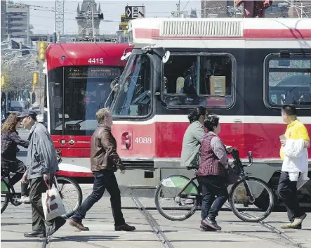  ?? PETER J. THOMPSON/FILES ?? Courts should place public safety first over political correctnes­s so passengers, in the Toronto Transit Commission case, don’t have to worry about the sobriety of their driver, writes Howard Levitt.