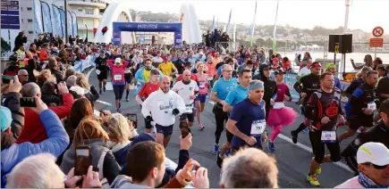  ?? (Photos Jean-Marc Rebour/Luc Boutria) ?? Pour cette seconde édition, le parcours du marathon de Saint-Tropez a été modifié mais la course restera sélective.