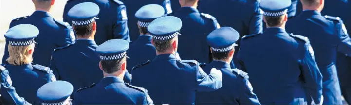  ?? Photo / Martin Sykes ?? The Police Associatio­n says its members want better pay, including paid overtime, and greater recognitio­n of the challenges of frontline policing work.