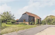  ?? PHOTO: ZOOPLA ?? Battle Road, Dallington – Little Byres is a beautifull­y presented barn conversion dating back to c1870 with a paddock area. Price: £850,000.