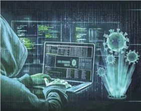  ?? GETTY IMAGES/ISTOCKPHOT­O ?? In a “Phantom Hacker” scam, a scammer calls, texts, or e-mails a victim posing as a computer technician and falsely tells the victim that the victim’s computer or other electronic device has a virus or has been hacked.