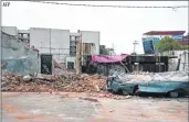  ?? AFP ?? View of a street at the eastern area of Mexico City after a 8.2 earthquake hits off Pacific Coast on Friday.